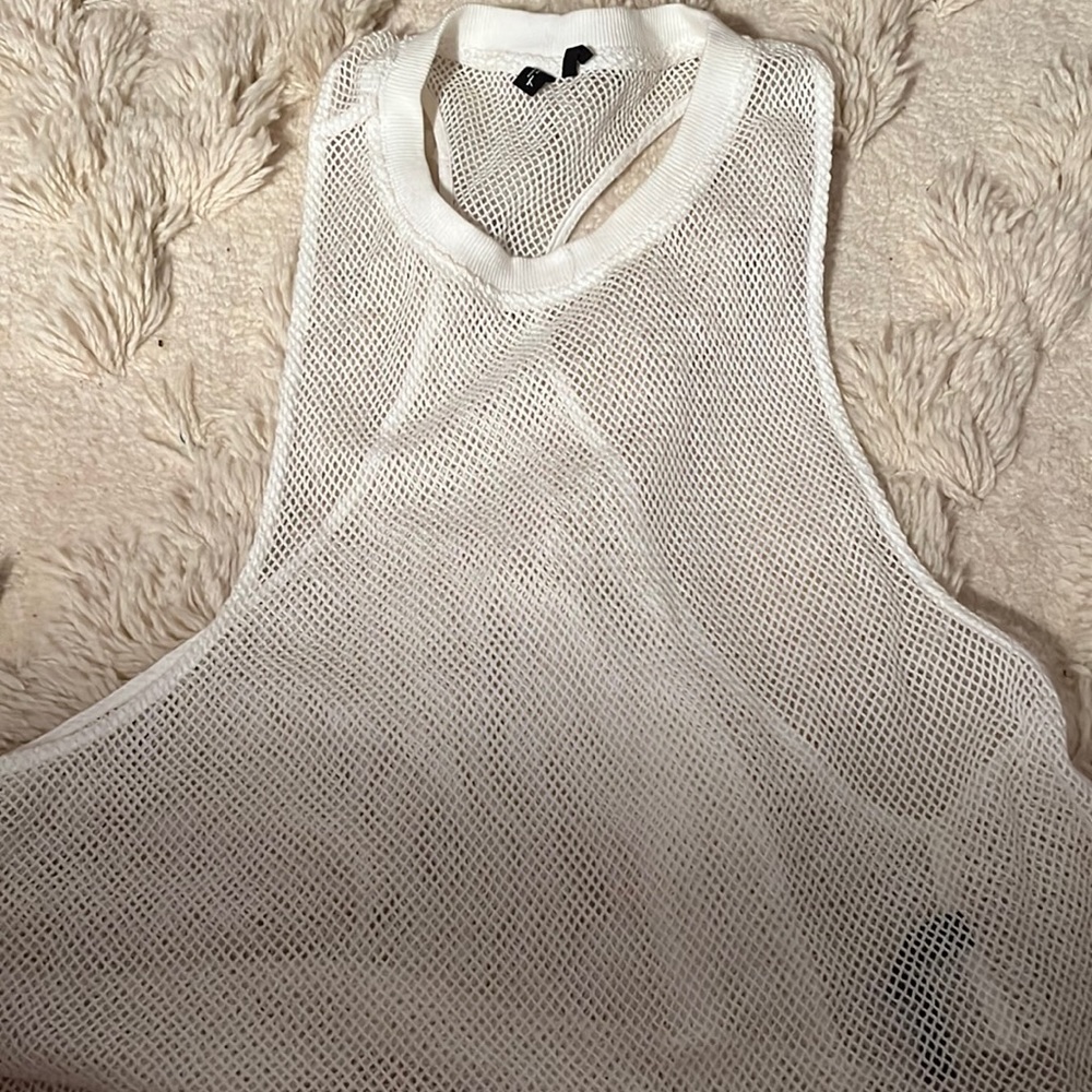 Out From under by Urban outfitters fish net tank top